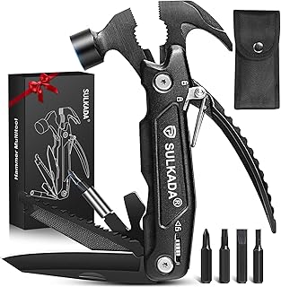 Gifts for men,Multitool Hammer 15 in 1 Camping Accessories Survival Gear,Valentines gifts Unique Brithday Gift Ideas product image
