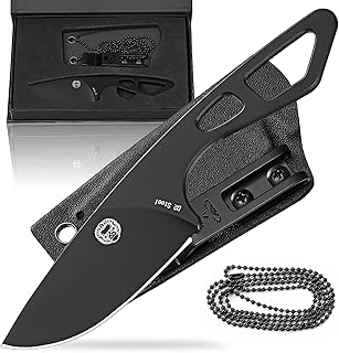 Holtzman's Gorilla Survival Snakebite Fixed Blade Utility Knife with D2 Sheath and Belt Clip - Ideal for EDC, Camping, Hiking, and Outdoor Use product image
