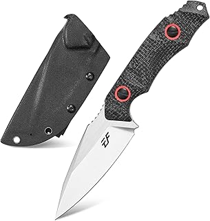 Eafengrow EF136 Fixed Blade Knife, 154CM Steel Blade,Micarta Handle Full Tang EDC Tool Fixed Knifes for Working Camping Survival product image
