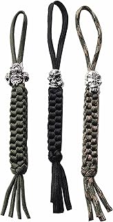 3 pcs Knife Lanyards,Paracord Braided Lanyard with Beads.Replacement Line for Outdoor Camping product image