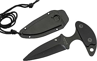 Rite Edge SZCO Full Tang Hunting Knife 6 inch - Fixed Blade Neck Style Outdoor Knife with G-10 Handle, Stainless Steel Blade & Sheath for Hunting, Camping & Outdoor uses for Men product image