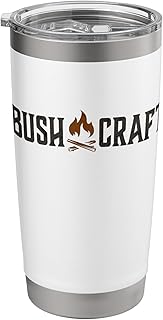 Bushcraft Survival Knife Outdoor Living Nature Camping Stainless Steel Insulated Tumbler product image