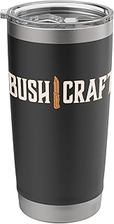 Bushcraft Survival Knife Outdoor Living Nature Camping Stainless Steel Insulated Tumbler product image