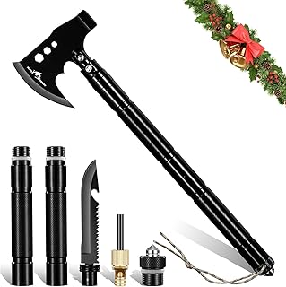 Purple Dragon Camping Hatchet, Multi-Tool Camp Axe with Hammer, High Carbon Steel Hatchet Axe for Camping, Portable Backpaging Survival Hatchets for Outdoor, Christmas Gifts for Men product image