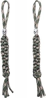 2 pcs Paracord Braided Knife Lanyards with Beads,EDC Tactical Lanyard for Knife,Replacement Line for Outdoor Survival, Camping Cord product image