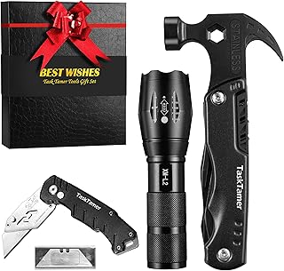 Multitools For Men Women, Multi tool Gift Set with 3 tiems Multi-tool Hammer, Utility Knife, LED Flashlight, EDC Toolbox for Car, Super Tools Gifts Set For Father Husband for Christmas Birthday product image