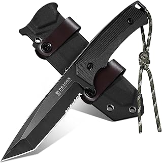 Dragon Creek Fixed Blade Knife - Full Tang Black product image