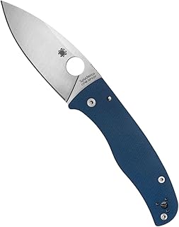 Spyderco Bodacious Folding Pocket Knife with 3.6" CPM SPY27 Steel Blade and G-10 Handle - EDC Knife for Men and Women, Perfect for Hunting, Tactical, Camping, Survival, Hiking - PlainEdge - C263GPCBL product image