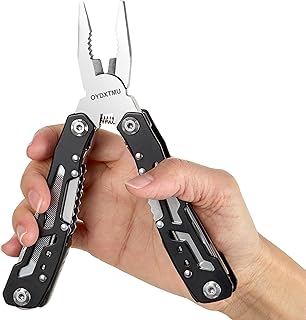 Outdoor 25-In-1 Mini Multitool plier,Portable EDC Gear with Safety Locking,Nylon Sheath,All-in-One Utility for Camping Hiking Survival,Birthday/Christmas Gifts for Dad Husband Boyfriend product image