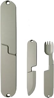 2-in-1 Camping Utensil Set – Knife Fork Combo for Picnic, Portable Outdoor Travel Flatware product image