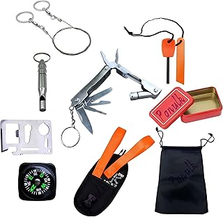 Outdoor Kit - DIY Survival Tools, for Earthquake, Hiking, Outdoor Adventure, Gifts for Men Father’s Day Dads,Outdoor Tools for Camping product image