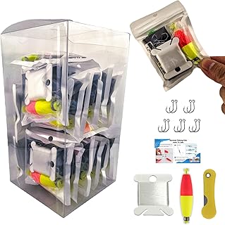 Mini Survival Fishing Kit–Compact Emergency Fishing Gear for Camping,Hiking,Bushcraft,Backpacking Small Tackle Box with Hooks,Line,Tools–Great Gift for Fishermen,Hikers&Preppers product image