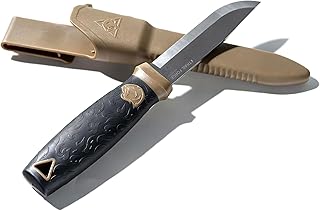 ONETIGRIS CAMPING TrailForge Fixed Blade Knife with Sheath,9.67-Inch FullTang Blade Bushcraft Knife for Camping,Outdoor, Survival, Hiking product image