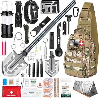 Monterra Survival Kit, 265 Pcs, Emergency Gear and Supplies, First Aid, Bug Out Go Bag, EDC, Molle System Backpack, Hiking, Camping, Outdoor Accessories, Hunting Gifts for Men. product image