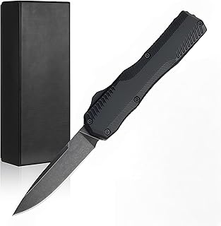 9000R EDC Knife 3.3" Cpm-Magnacut Two-Tone Reverse Tanto Blade, Cool Sharp Folding Pocket Knife, Pocketclip, for Men Women Camping Hiking (Black) product image