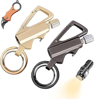 Permanent Match Infinity Lighter with Multitool Keychain Bottle Opener, Reusable Waterproof Match Strike Anywhere, Forever for Outdoor Survival, for Men Women product image
