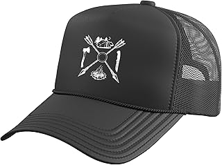 Bushcraft Axe Knife Survival Outdoor Camping Bushcrafter Trucker Hat with Adjustable Mesh Back product image