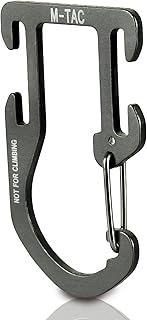 Карабинный зажим M-Tac, совместимый с системой Molle, для тактического жилета, рюкзака, D-образного кольца