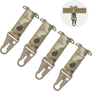 Тактический зажим для снаряжения, зажим для ремня T-Mount MOLLE с крючком HK для аксессуаров к рюкзаку и жилету