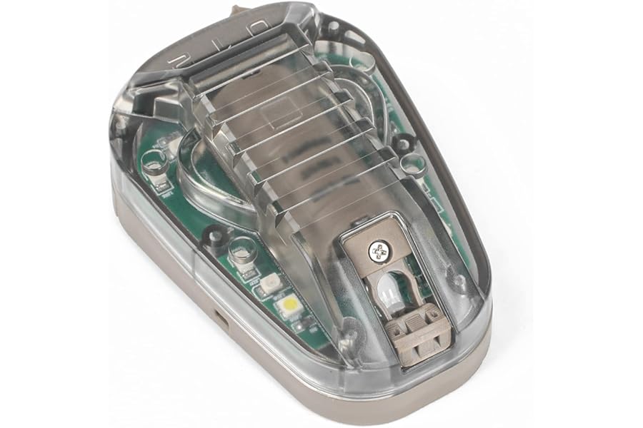 NOBUHIRO Tactical Helmet Signal Light Optional 4 Modes with Visible LED + IR Constant-on/Strobe, Waterproof Ladybird Survival Identification Lamp for Outdoor Sports product image