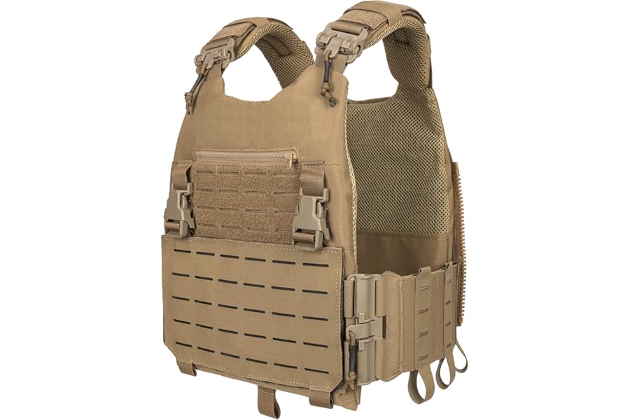 IDOGEAR Tactical Airsoft Molle Modular Camouflage Paintball CS Outdoor Adjustable Lightweight Combat Training Vest product image