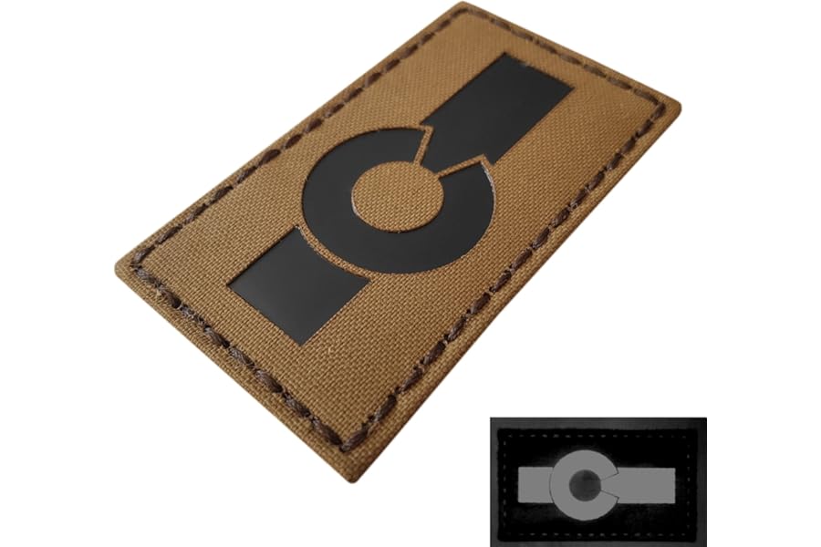 Colorado CO Infrared IR State Flag Tactical Morale Laser Patch (Coyote Brown) product image