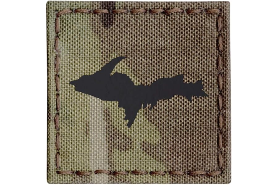 mult1cam IR Yooper 2x2 Upper Peninsula Michigan UP Infrared IFF Tactical Morale Fastener Patch product image