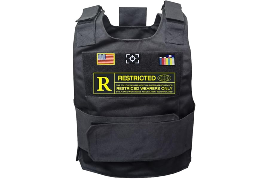 F.N.JACK Tactical Vest with Patches - Solid Colors product image