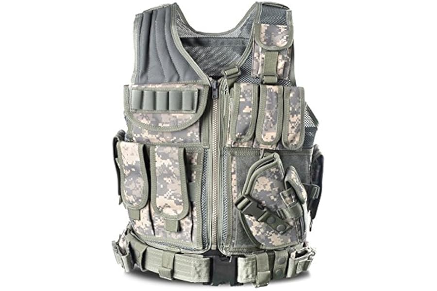 YAKEDA Tactical Outdoor CS Game Vest Adjustable Fit Adult product image