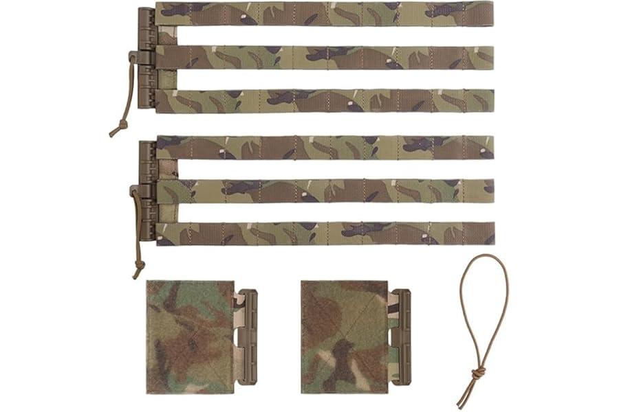 SINAIRSOFT MOLLE Vest Quick Release Cummerbund Strap Side Belt,Compatible with Multiple Vests JPC CPC NCP XPC 420 product image
