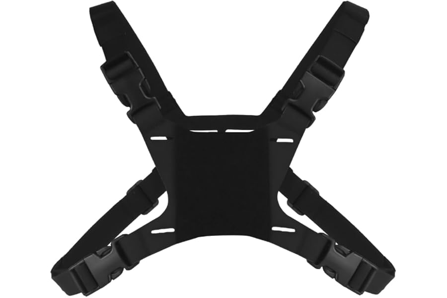 Jungle Leopard Mobile Phone Navigation Bracket Fixing Strap Chest Fixed Phone Clip Holder Running Hiking for Tactical Map Board(MB-ACC-01 BLK) product image