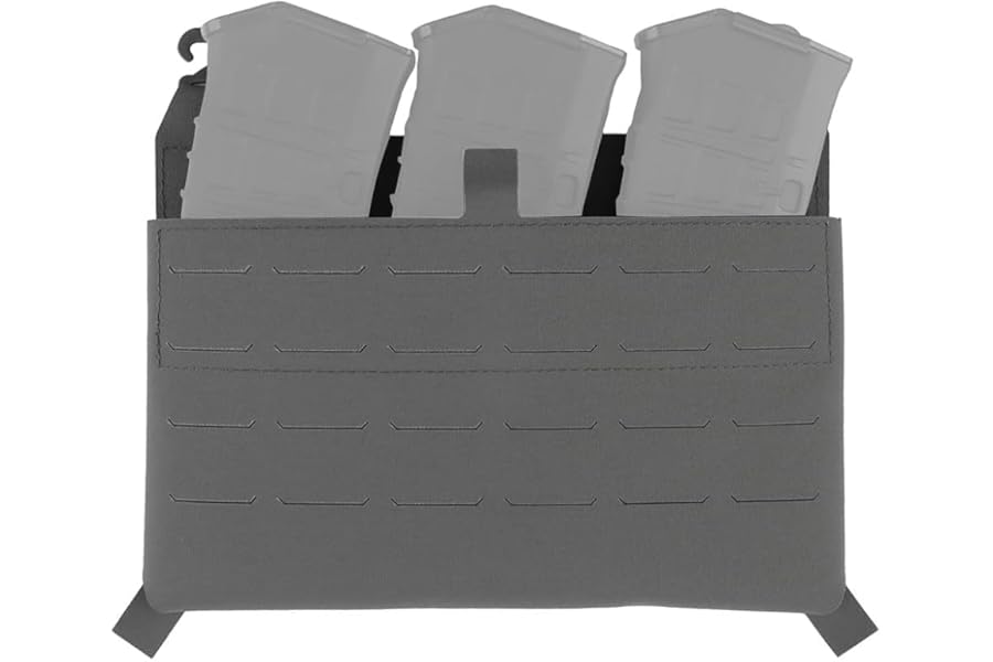 Tactical Chest Rig Front Panel V5 PC Vest Front Plate with Built-in Mag Pouch Molle Fight Chassis Airsoft Accessories product image