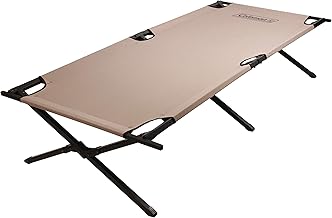 Coleman Trailhead II Large Folding Cot with Easy Setup & Takedown, Supports Adults up to 6ft 2in or 300lbs, Great for Camping, Lounging, Elevated Sleeping, Guests, & More product image