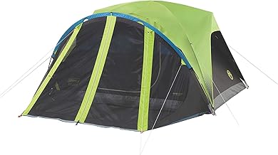 Coleman Carlsbad Dark Room Tent with Screened Porch, 4/6 Person Tent Blocks 90% of Sunlight to Keep Inside Cool, Weatherproof Shelter with Easy Setup, Made of PFAS-Free Materials product image