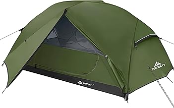 Forceatt Tent for 2 and 3 Person is Waterproof and Windproof, Camping Tent for 3 to 4 Seasons,Lightweight Aluminum Pole Backpacking Tent Can be Set Up Quickly,Great for Hiking product image