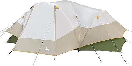 Slumberjack Aspen Grove 8 Person Hybrid Dome Family Camping Tent with 2 Rooms, Room Divider, Separate Entries, Full Fly, and Vestibule Storage product image