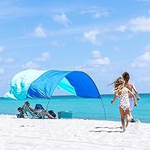 Shibumi Shade 3.0 Version | Wind-Powered Beach Tent Shade Canopy | Sets Up in 3 Mins | 150 Sq. Ft. of Shade for up to 8 People | Includes Wind Assist | UPF 50+ Sun Protection product image