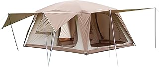 Vidalido 8-10 Person Camping Tent with 3 Door 2 Room Large Family Cabin Tents, Double Layer Waterproof Portable Glamping Tent, Big Tents for Outdoor Picnic Camping Hiking and Family Gathering product image