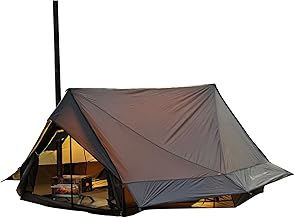 Hot Tent with Stove Jack – 4 Season Waterproof & Windproof Shelter for 1–4 People, Lightweight for Camping, Hiking, Hunting & Fishing product image