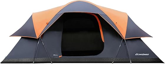 EchoSmile 10/12 Person Camping Tent Waterproof Windproof Tent with Rainfly Easy Set up for Outdoor Family Camping, Party product image