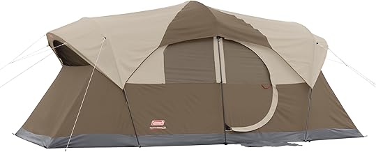 Coleman WeatherMaster 10-Person Camping Tent with Rainfly & Room Divider, Spacious Weatherproof Family Tent with Carry Bag product image