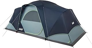 Coleman Skydome XL Large Family Tent with 5 Minute Setup, Weatherproof 8/12 Person Tent with Rainfly & Carry Bag, Fits Multiple Queen Airbeds, Made of PFAS-Free Materials product image