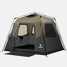 CAMEL CROWN Instant Tents for Camping 4-6 Person Tent Waterproof Easy Setup Sets Up in 60 Seconds Backpacking Tents with Carry Bag for Outdoor Hiking product image