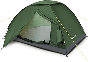 1/2/4 Person Camping Tent - Lightweight Backpacking Tent, Waterproof Windproof Easy Setup Hiking Tent, Suitable for Outdoor, Family, Camping, Hunting, Mountaineering Travel product image
