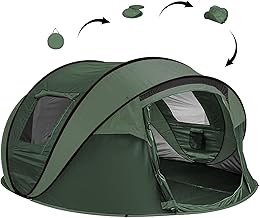 Instant Pop Up Tents for Camping, 4/6 Person Easy Pop Up Camping Tents,Automatic Set Up Tent in 3 Seconds,Waterproof Sunshade Family Tent,Lightweight Dome Tent for Outdoor Camping,Hiking & Beach product image