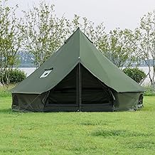 Oxford Bell Tent for Family Camping - Spacious 13.1ft /16.4ft Yurt with Stove Jack, Large Glamping Tents for 4-8 People, 4 Season Oxford Hot Tent Shelter product image