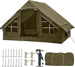 Inflatable Tents for Camping,Easy Blow Up Tent with Hand Pump,4 Seasons Waterproof Air Inflatable Camping Tent House for Family Weekend Camping product image