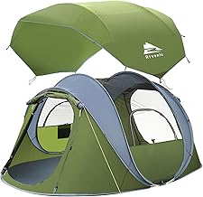 2-4 Person Easy Pop Up Tent, Waterproof, Automatic Setup,2 Doors-Instant Family Tents for Camping, Hiking & Traveling product image