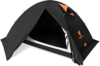 GEERTOP 2 Person 4 Season Blackout Camping Tent - Sleep in Darkroom, Waterproof Rainfly, Snow Skirt, Lightweight Aluminum Pole, Easy Setup for Hiking, Mountaineering, Family Camp product image