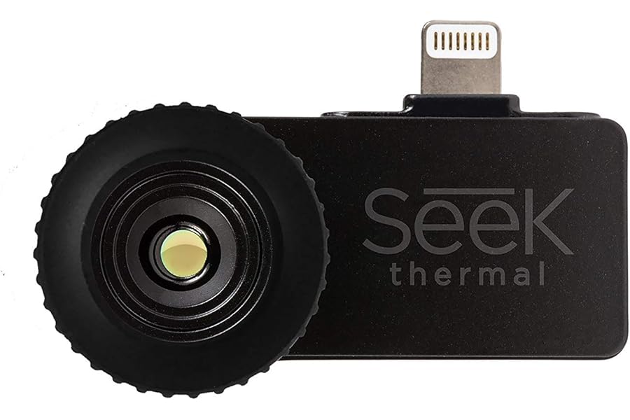 Seek Thermal Compact - All-Purpose Thermal Imaging Camera for iOS , Black - LW-AAA product image